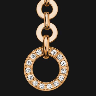 Boucles d'oreilles pendantes en or 14 carats