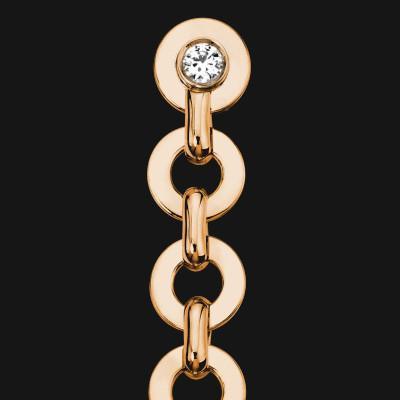 Boucles d'oreilles pendantes en or 14 carats