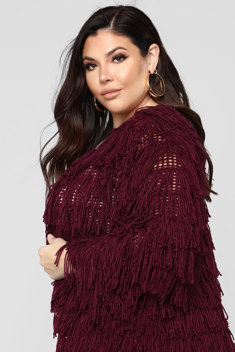 Abbot Kinney Cardigan II - Burgundy - jameswhite001
