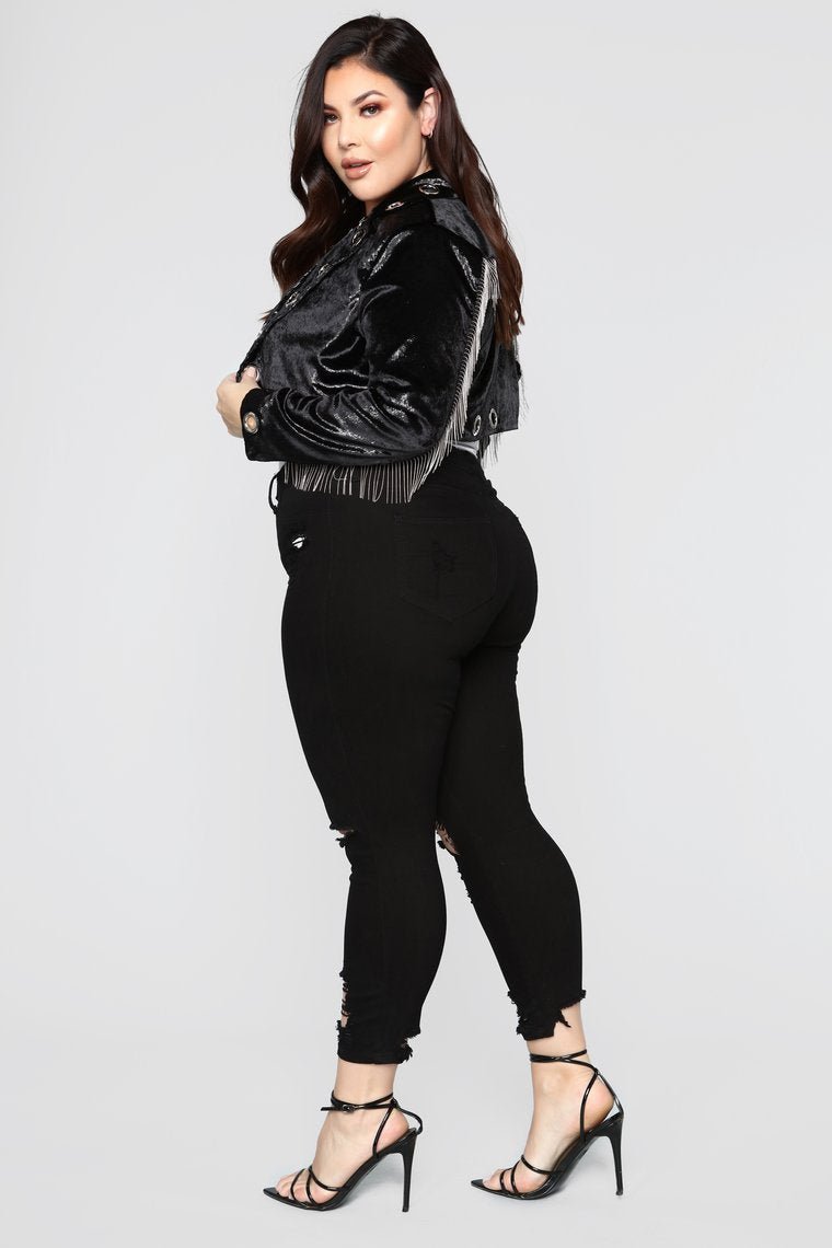 After Dark Grommet Jacket - Black - jameswhite001
