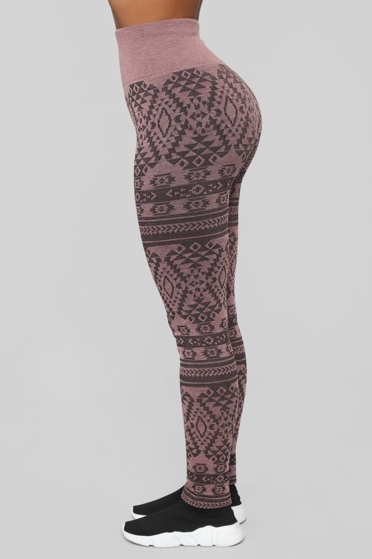 Already Printed Leggings - Pink - jameswhite001