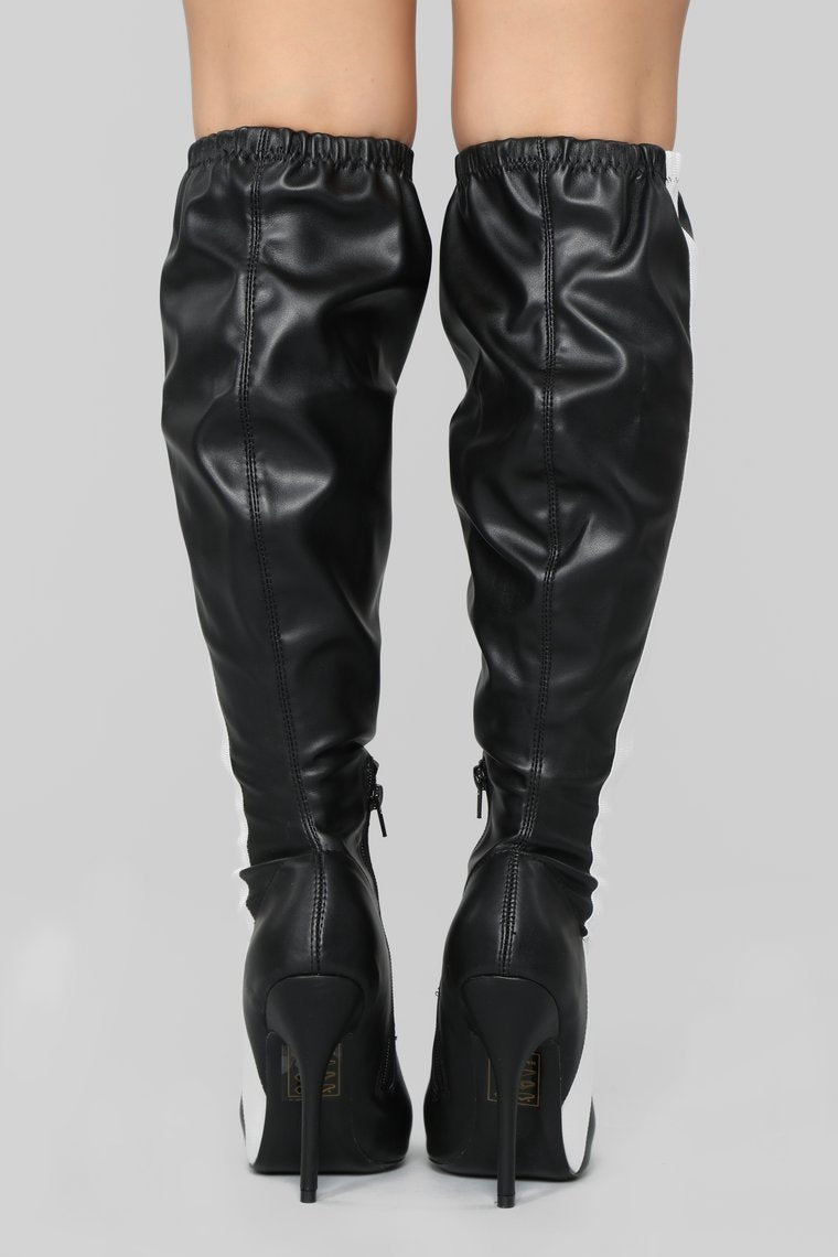 Anytime Girl Heeled Boot - Black - jameswhite001