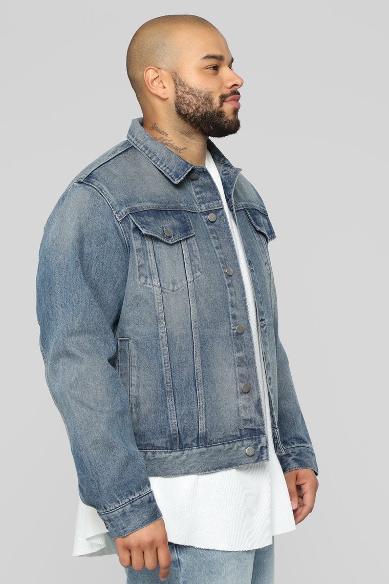 Atrox Denim Jacket - Dark Wash - jameswhite001