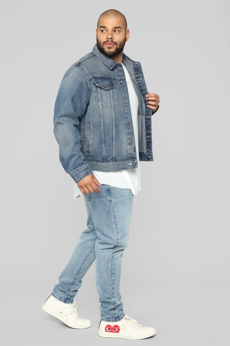 Atrox Denim Jacket - Dark Wash - jameswhite001