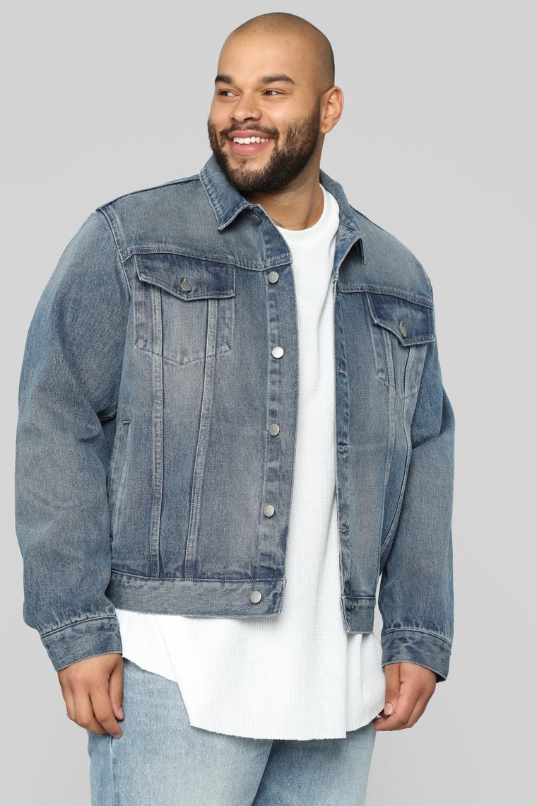 Atrox Denim Jacket - Dark Wash - jameswhite001