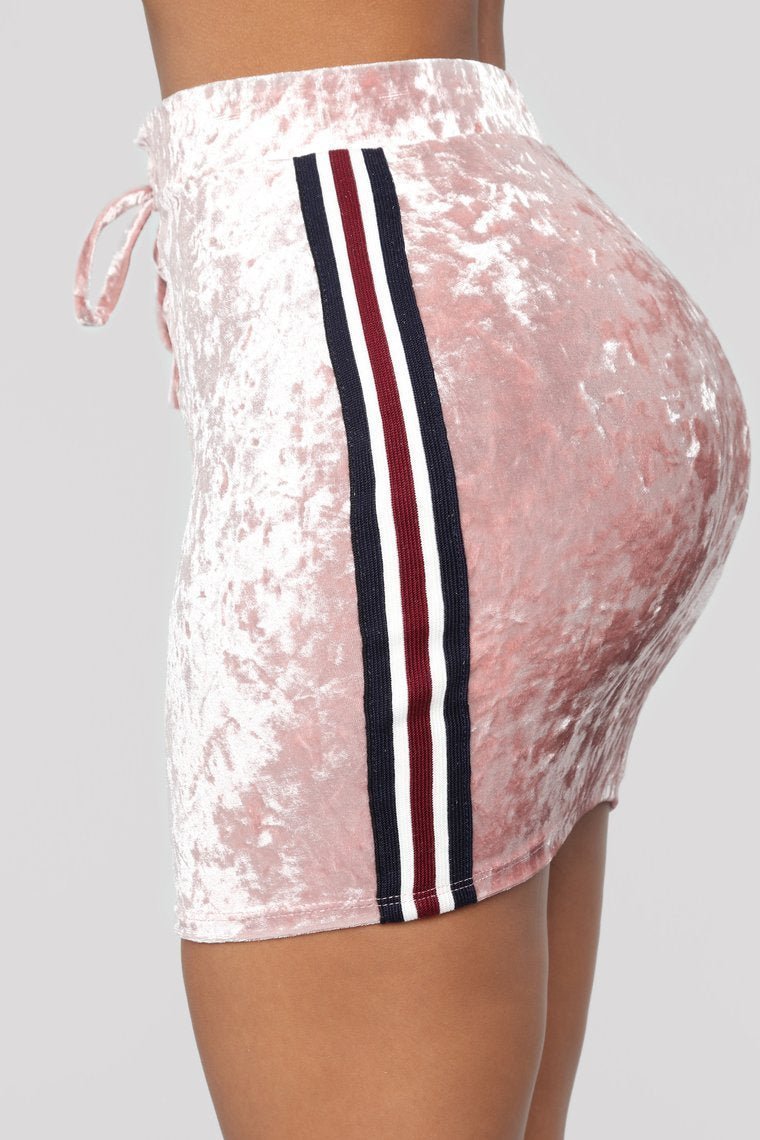 Baby G Velvet Skirt Set - Blush - jameswhite001