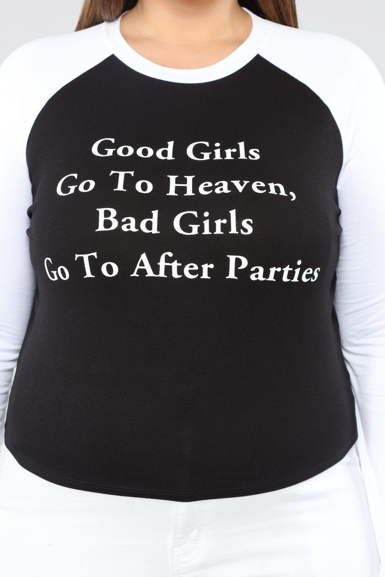 Bad Girls After Party - Black/White - jameswhite001