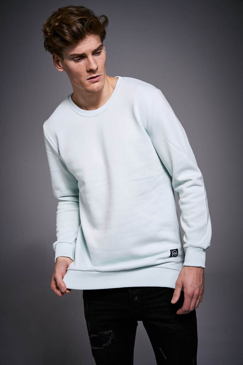 BASIC SLIM FIT SWEATSHIRT 3548 - jameswhite001