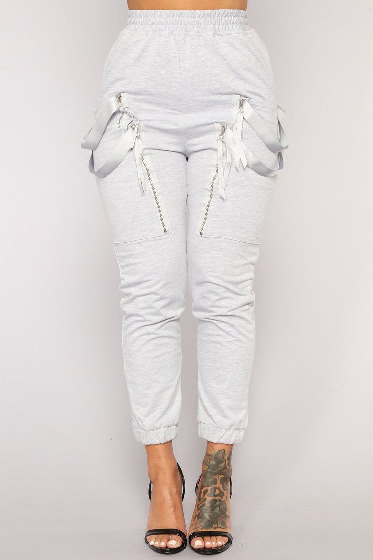 Bella Athleisure Set - Heather Grey - jameswhite001