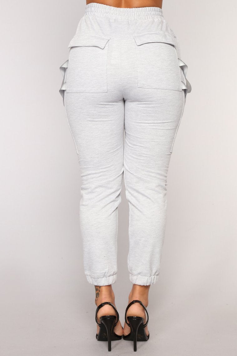 Bella Athleisure Set - Heather Grey - jameswhite001