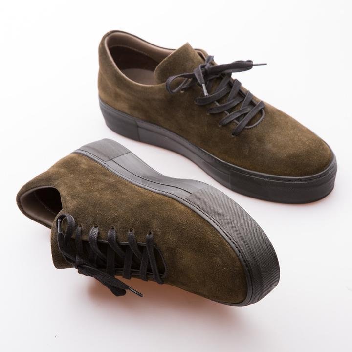 BEN - KHAKI - WAXY SUEDE - jameswhite001