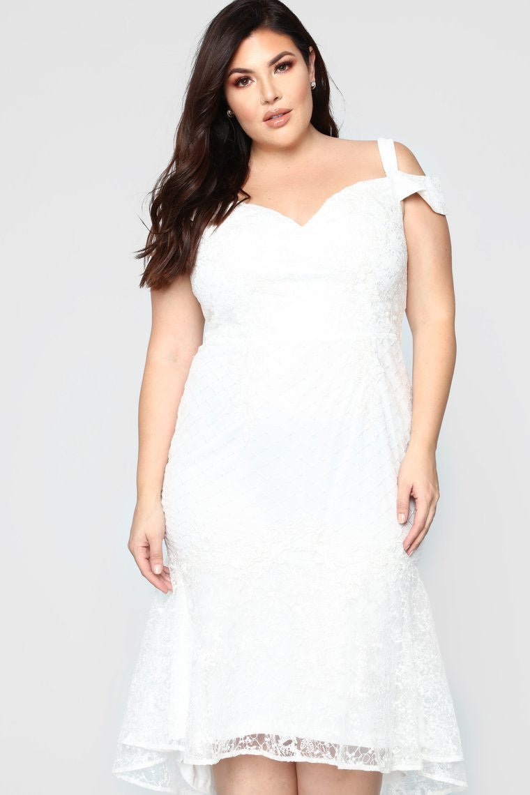 Best Love Story Lace Dress - White - jameswhite001