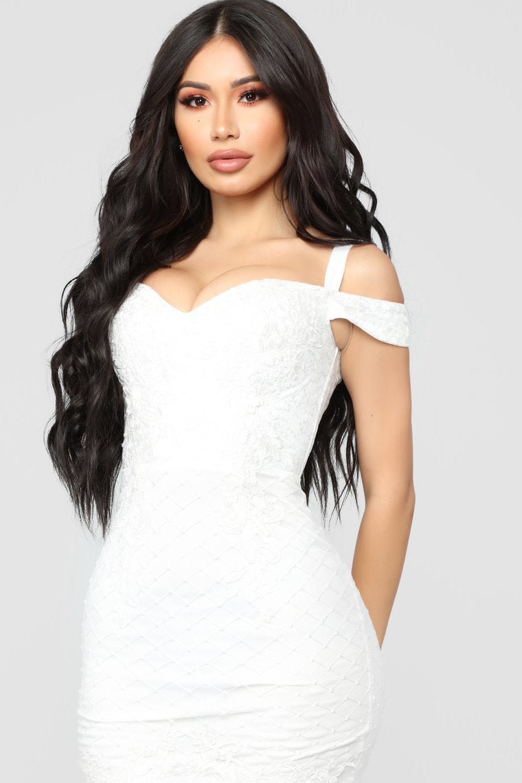 Best Love Story Lace Dress - White - jameswhite001