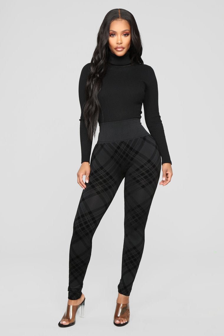 Better Together Fleece Lined Leggings - Black - jameswhite001