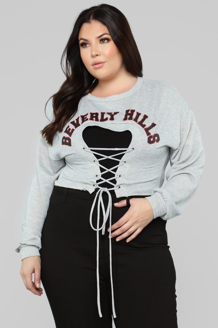 Beverly Hills Sweatshirt - Heather Grey - jameswhite001