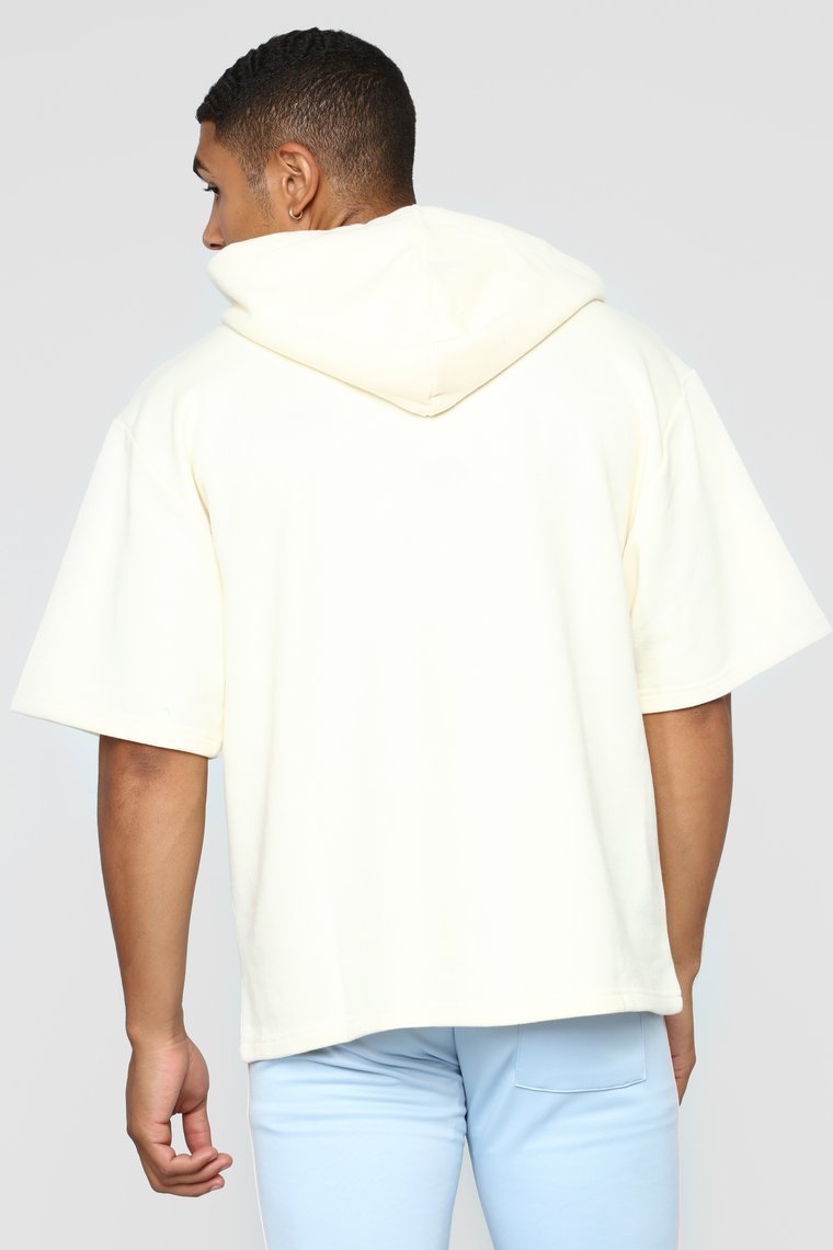 Bon SS Hoodie - White - jameswhite001