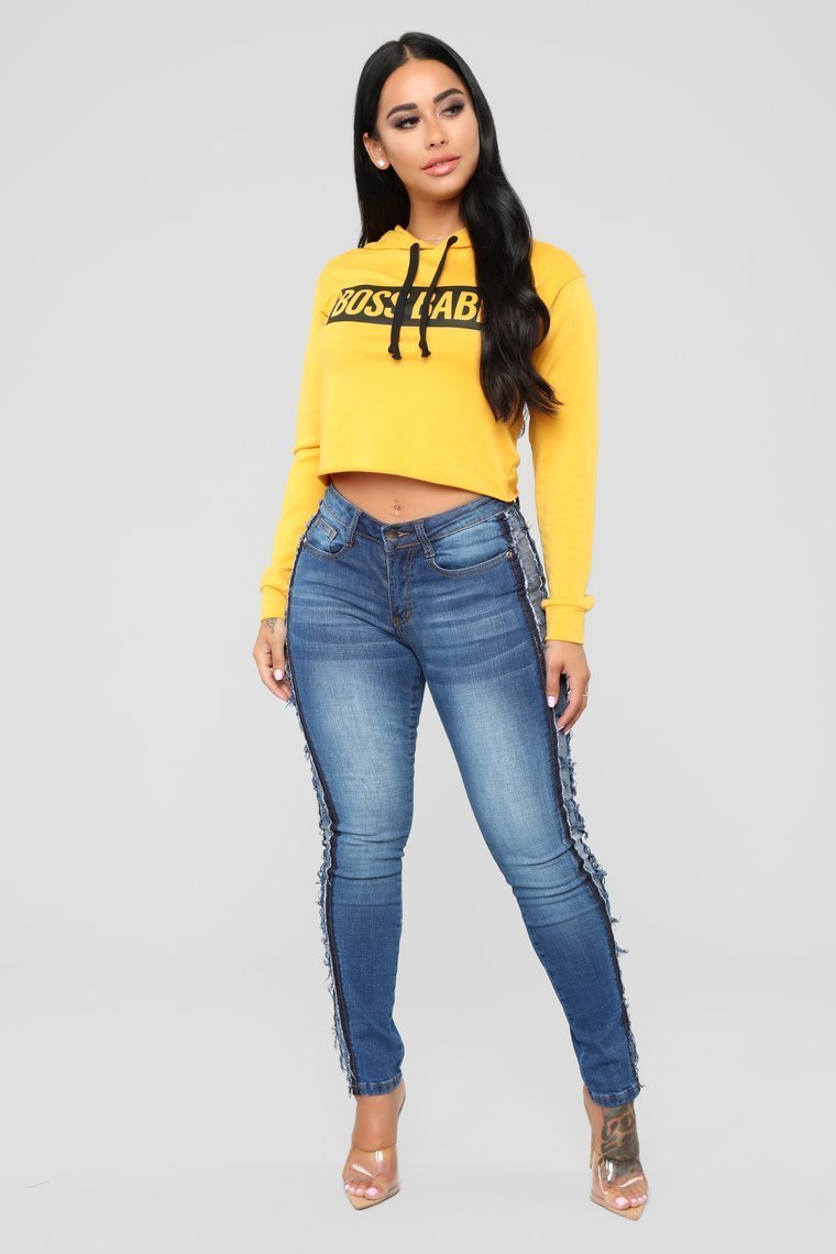 Boss Babe Hoodie - Mustard - jameswhite001