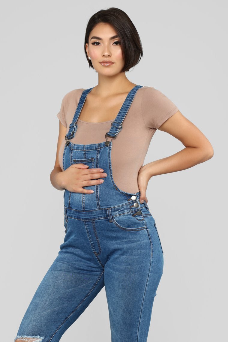 Browyn Overalls - Medium Blue Wash - jameswhite001