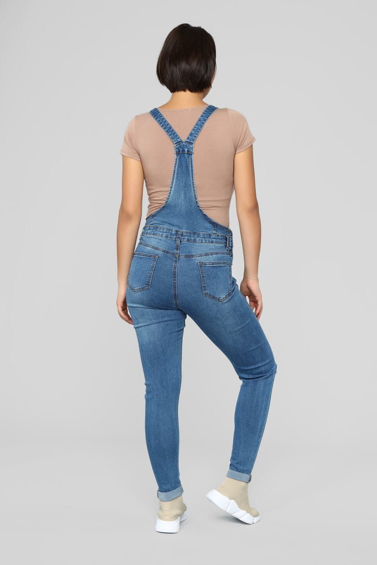 Browyn Overalls - Medium Blue Wash - jameswhite001