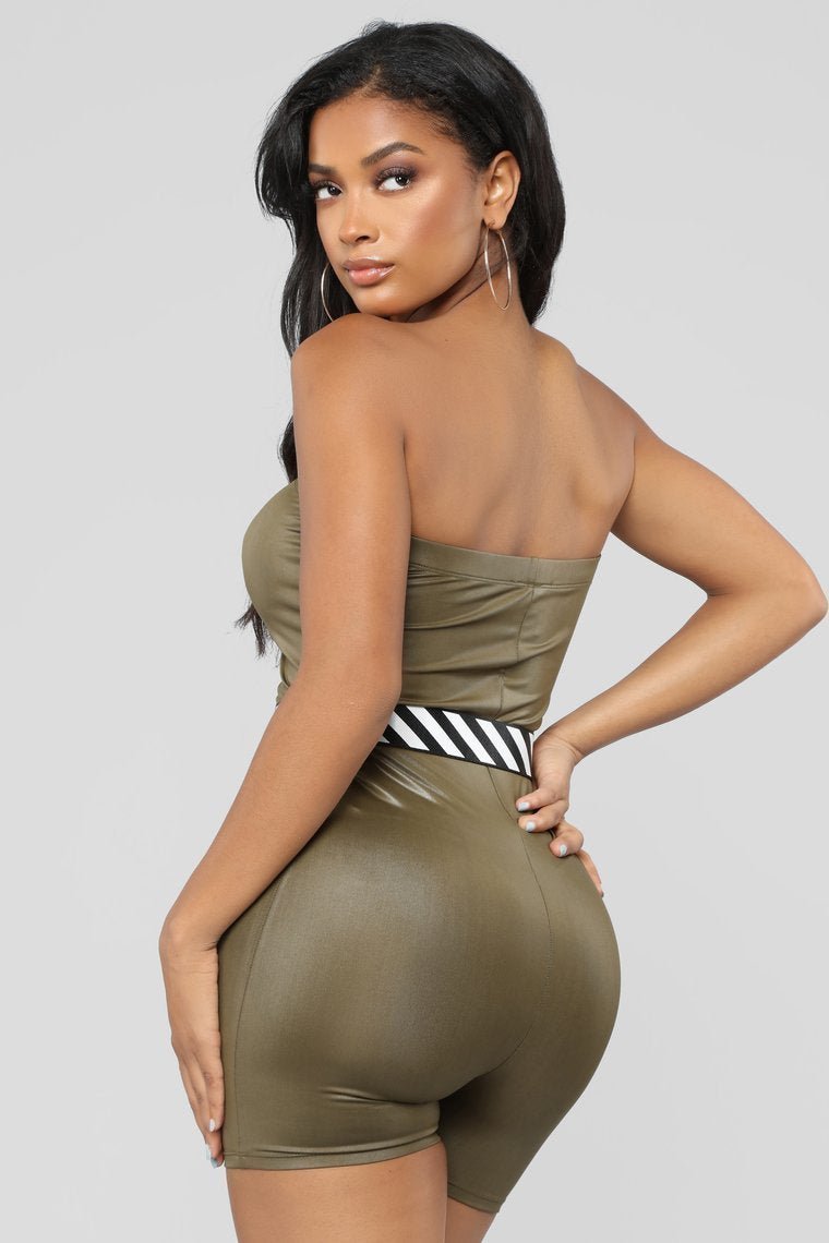 Caught You Looking Romper - Olive - jameswhite001