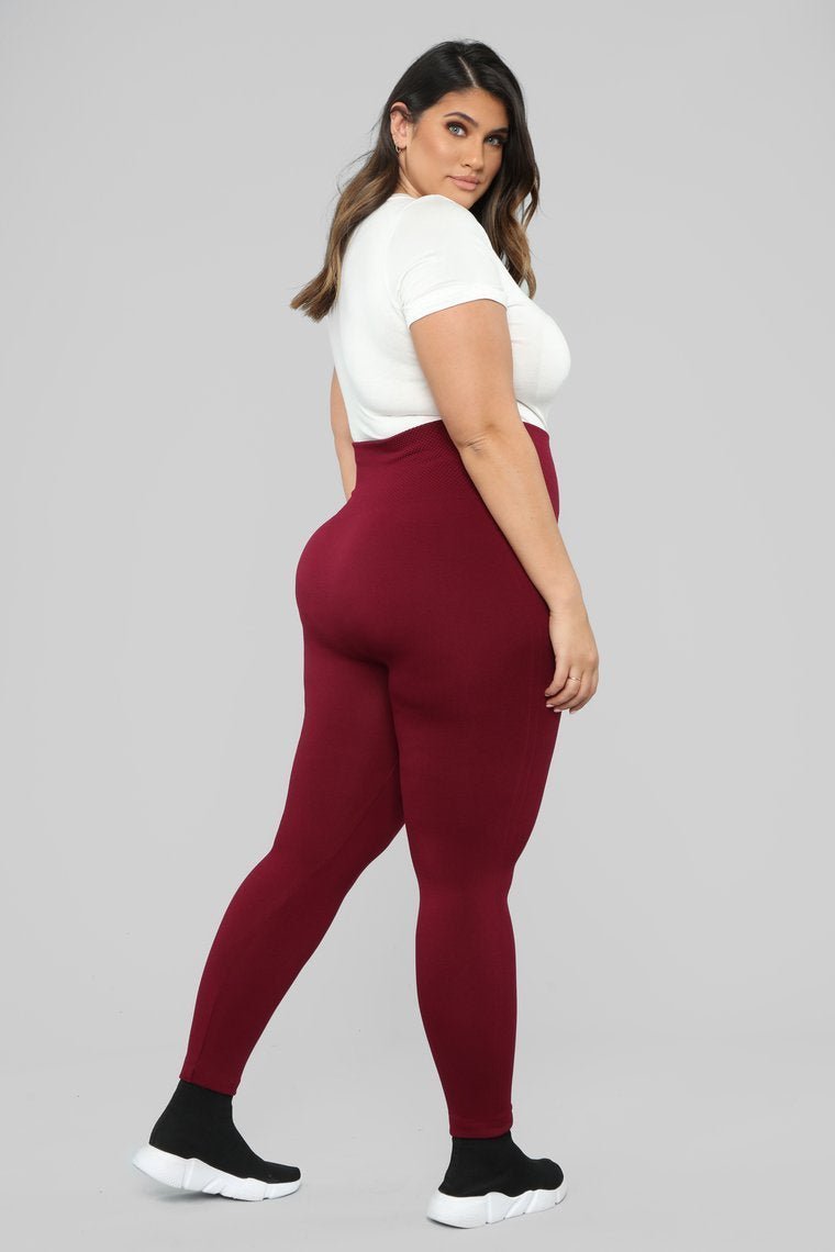 Chillin With You High Rise Leggings - Plum - jameswhite001