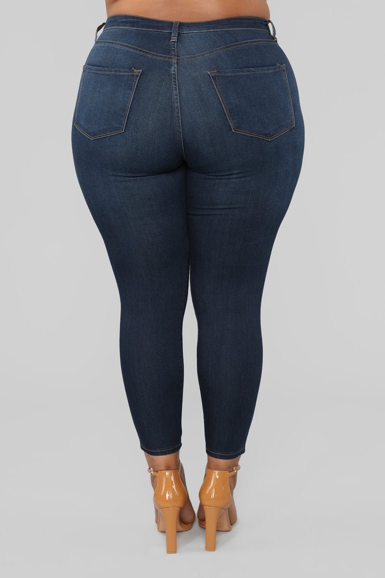 Classic Mid Rise 27" Jeans - Dark Denim - jameswhite001