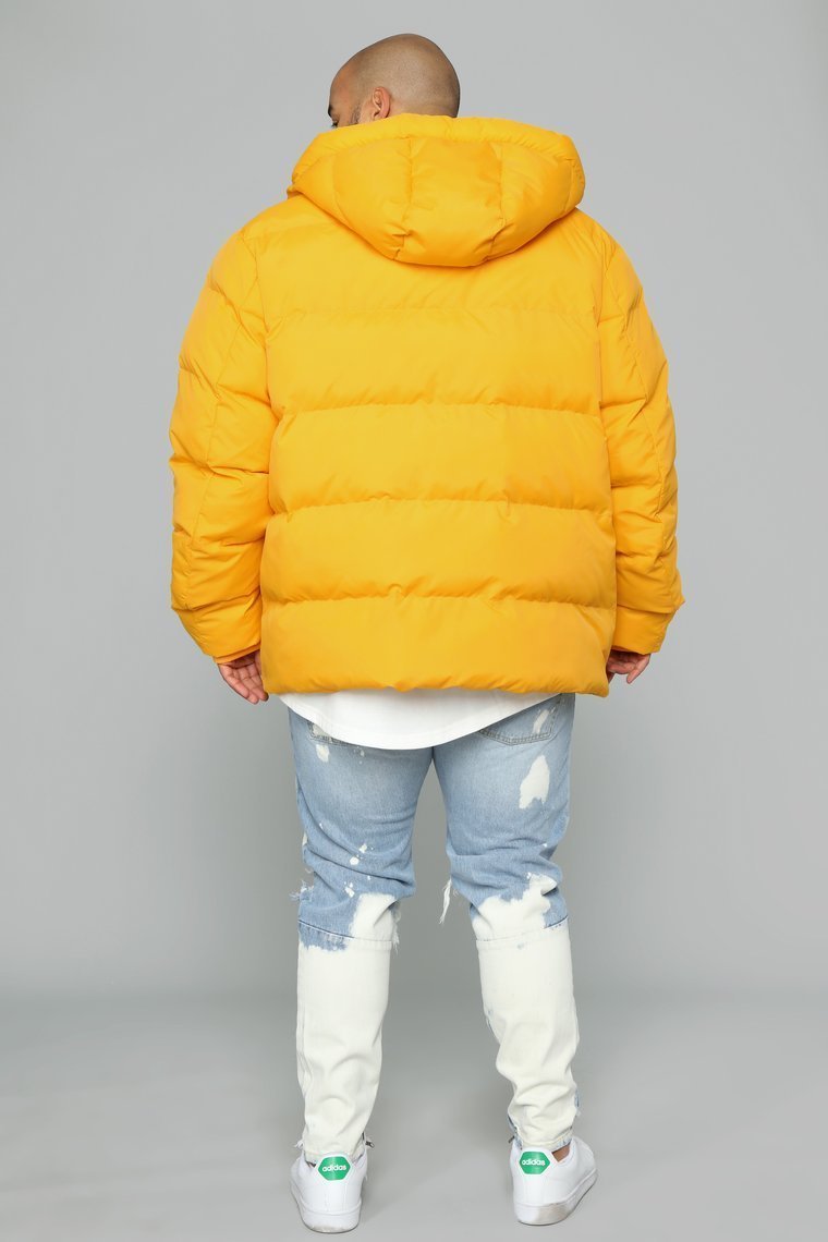 Classic Puffer Jacket - Yellow - jameswhite001