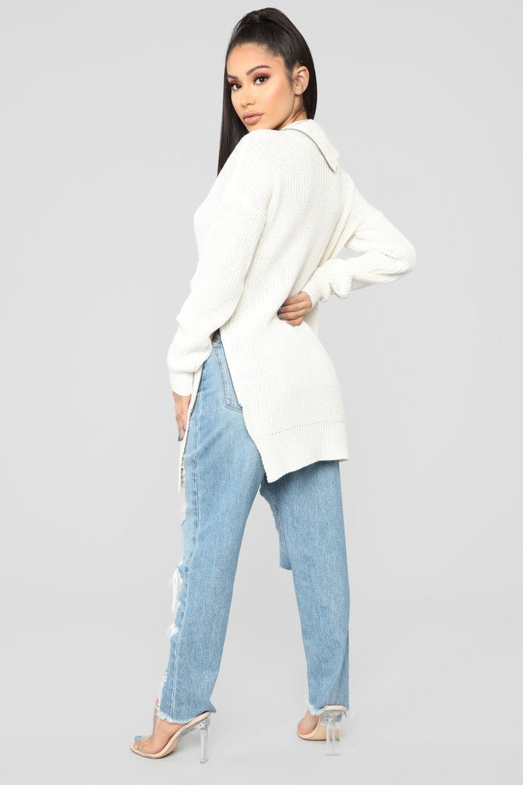 Come Undone Sweater - Ivory - jameswhite001