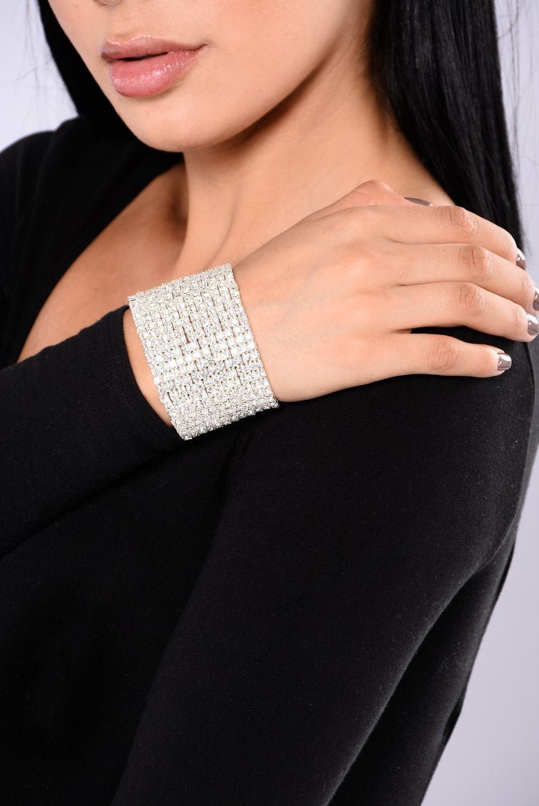 Diamond Gamble Bracelet - Silver - jameswhite001