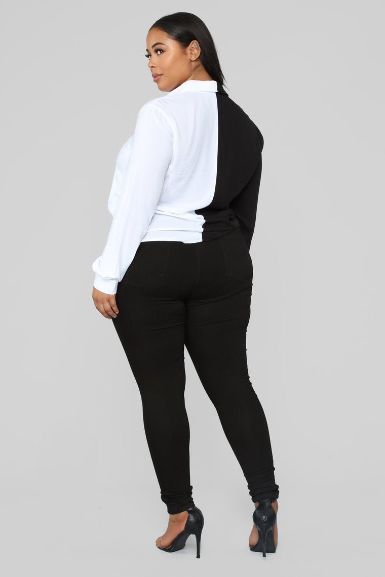 Didn't Cha Know Shirt - Black/White - jameswhite001