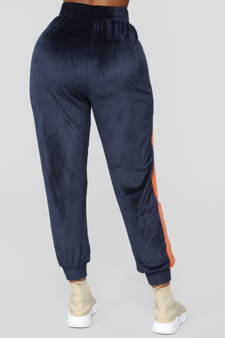 Feelin' Luxe Premium Velour Set - Navy - jameswhite001