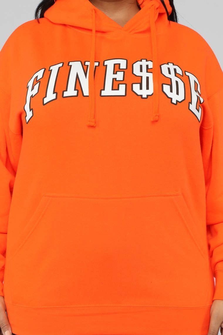Finesse Sweatshirt - Orange - jameswhite001