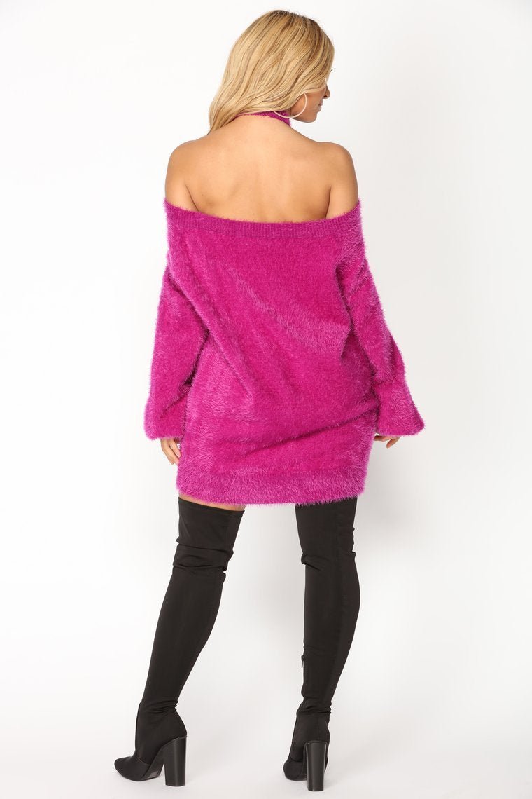 Fuzzy Luv Sweater - Lilac - jameswhite001