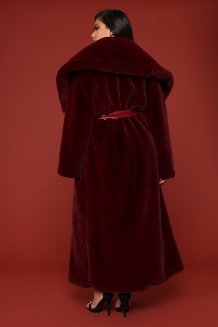 Got It Like That Coat - Burgundy - jameswhite001