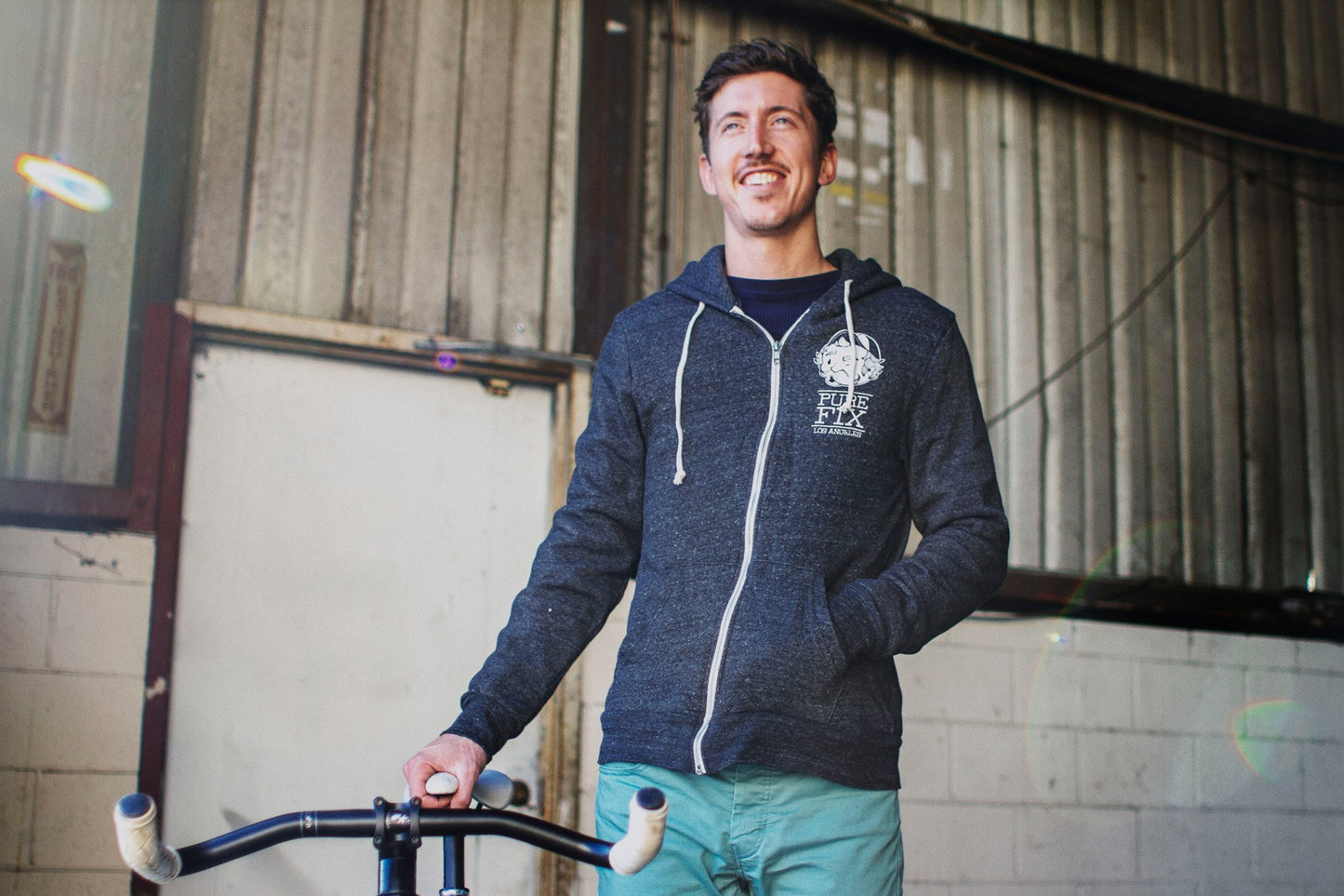 Sweat à capuche zippé Pure Fix des années 40