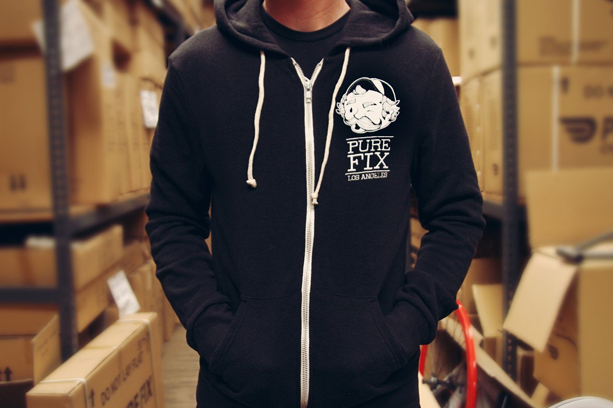 Sweat à capuche zippé Pure Fix des années 40