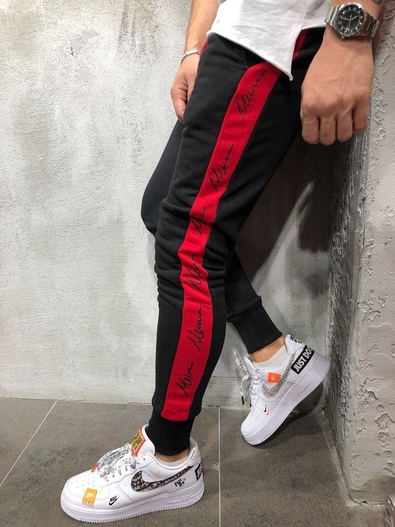 JOGGER SWEATPANTS SIDE STRIPES 3997 - jameswhite001