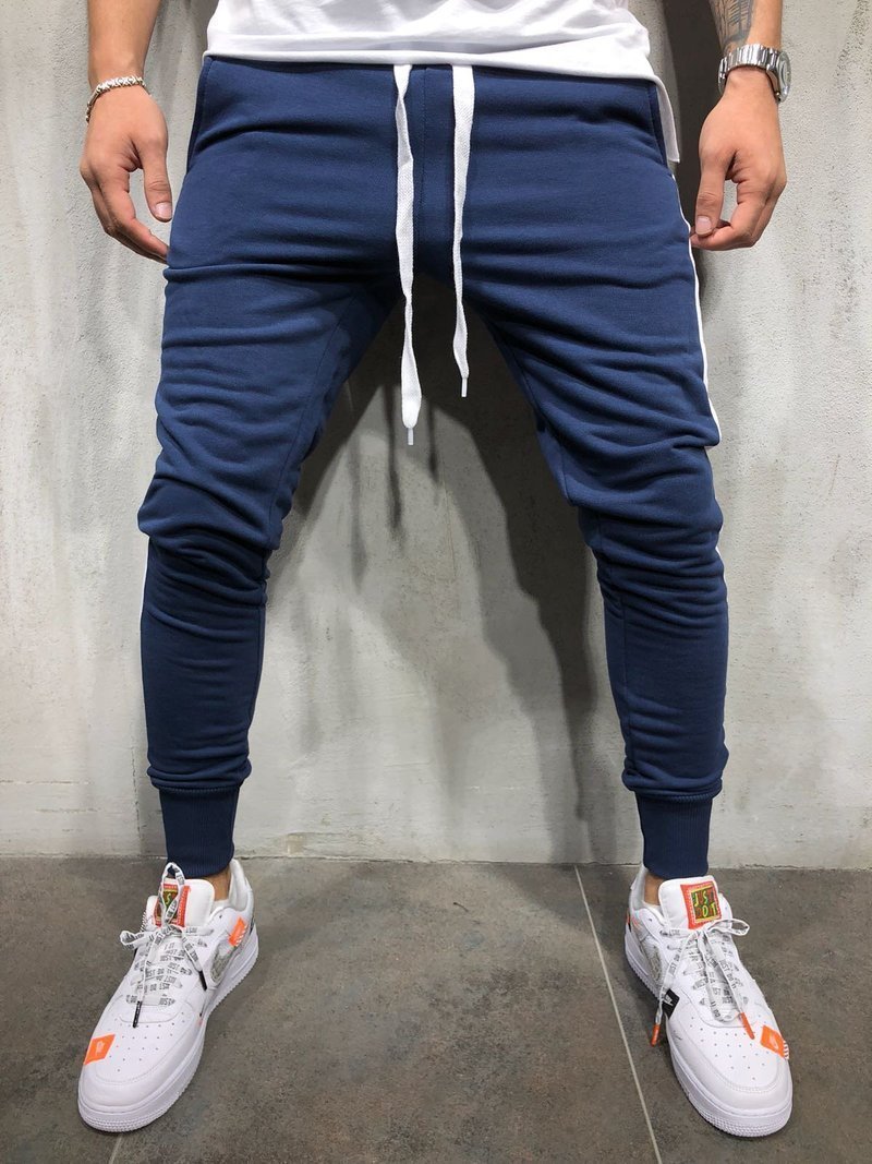 JOGGER SWEATPANTS SIDE STRIPES 3998 - jameswhite001