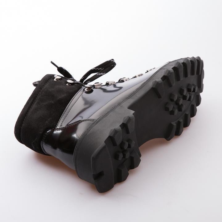 KANYE - BLACK - CALF LACK LEATHER - jameswhite001