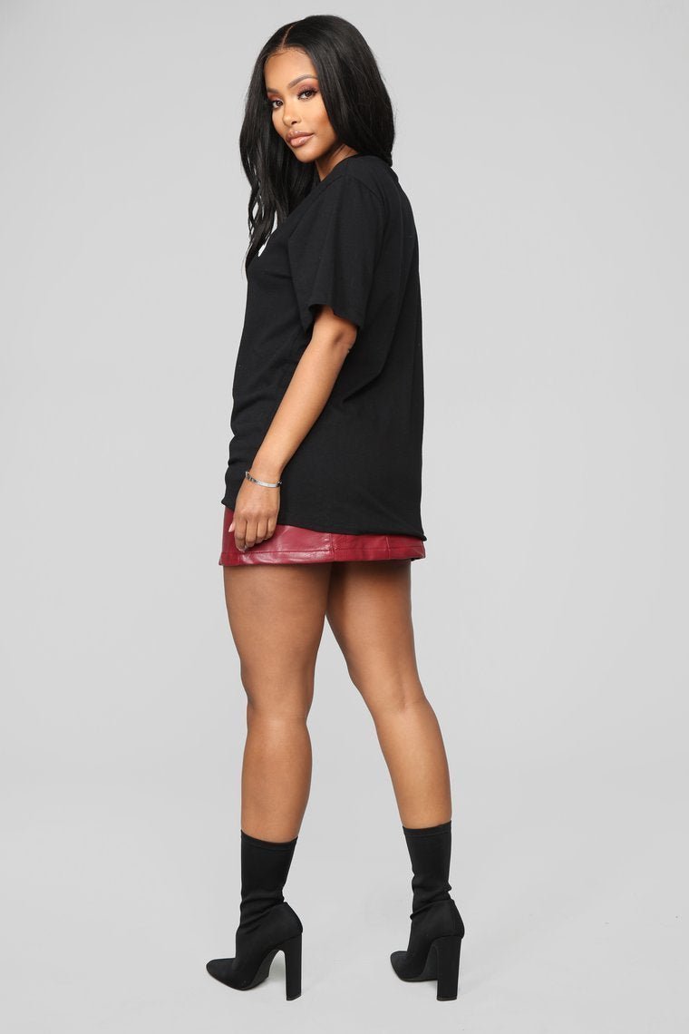 Latching Onto You Mini Skirt - Burgundy - jameswhite001