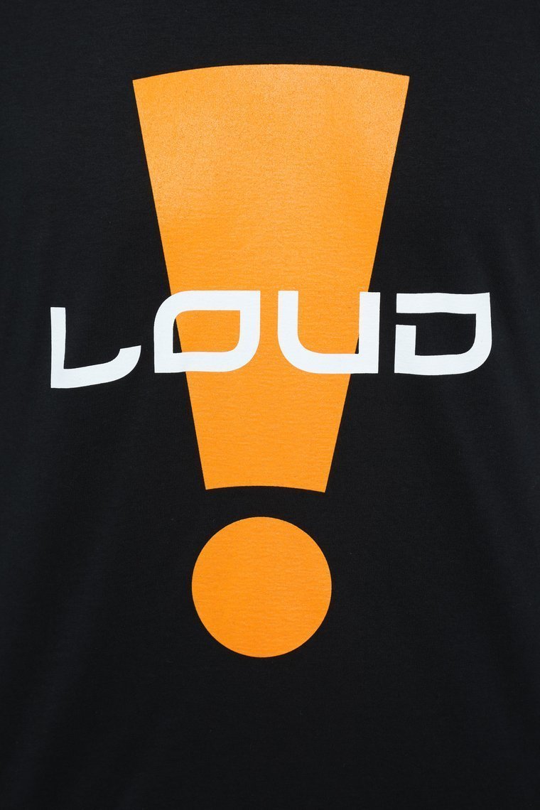 Loud Long Sleeve Tee - Black/Orange - jameswhite001
