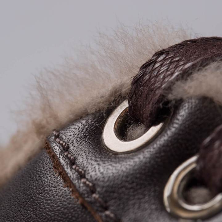 NIKKI – LEATHER & FUR BROWN - jameswhite001