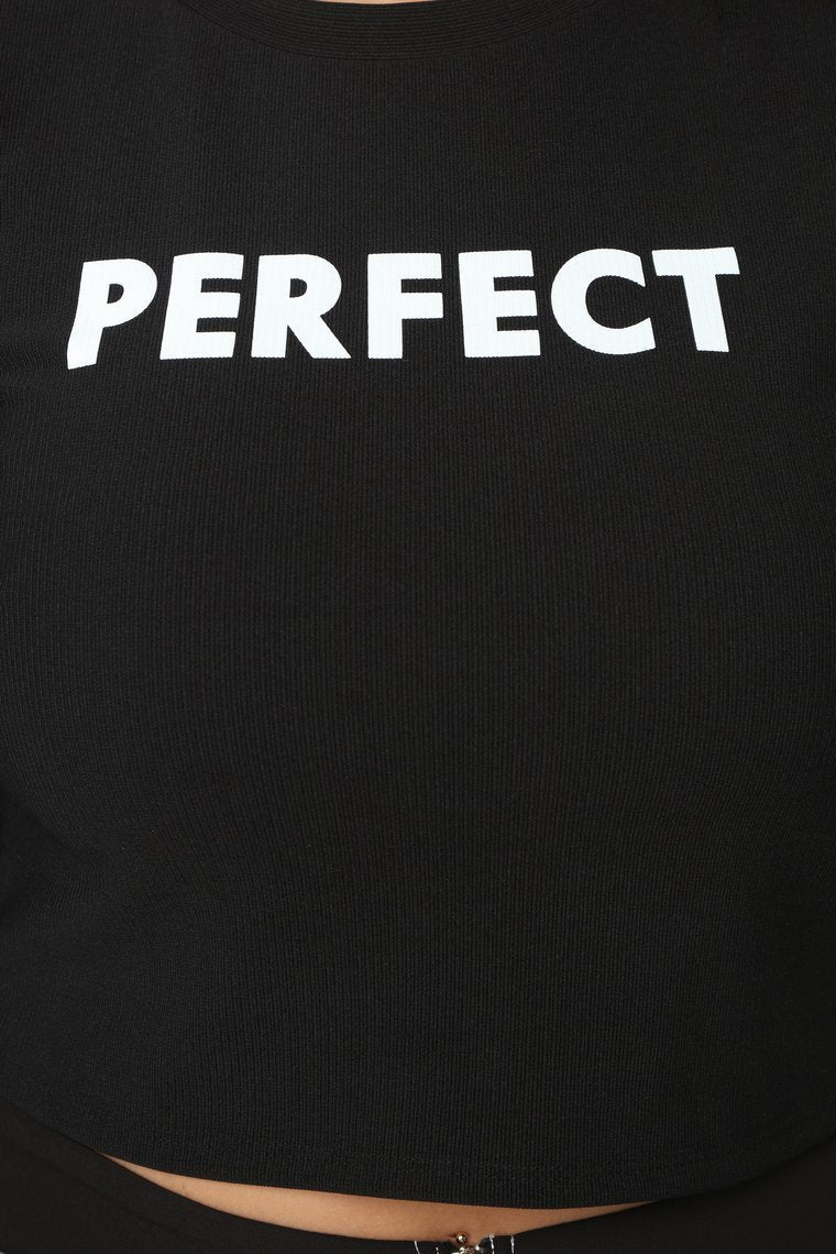 Perfect Catch LS Crop Top - Black - jameswhite001