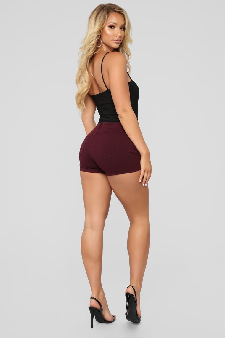 Riley Shorts - Plum - jameswhite001