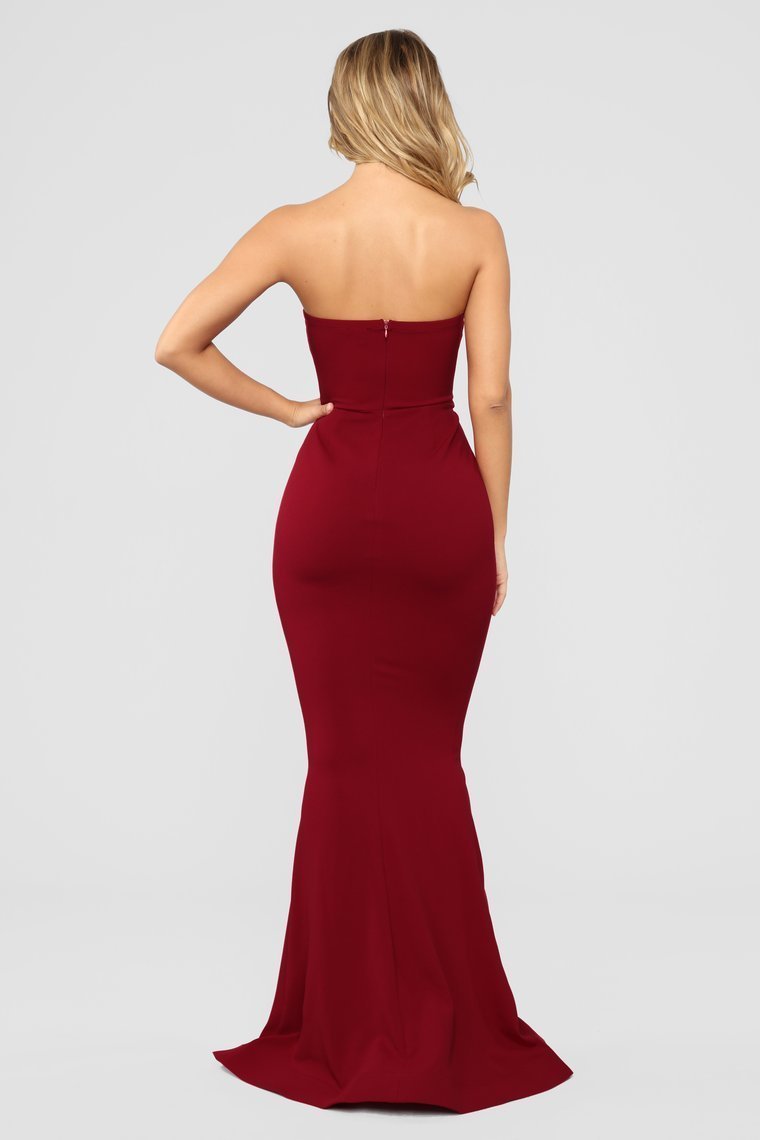 Save Me A Dance Dress - Dark Red - jameswhite001