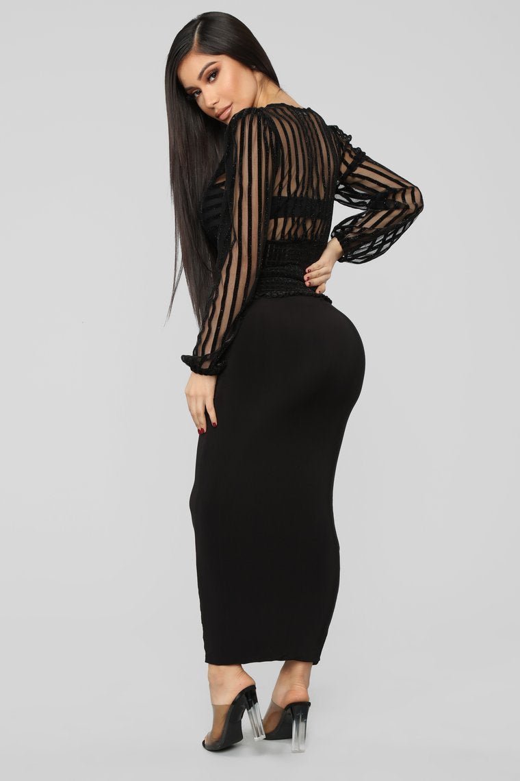 Stay Shining Top - Black - jameswhite001