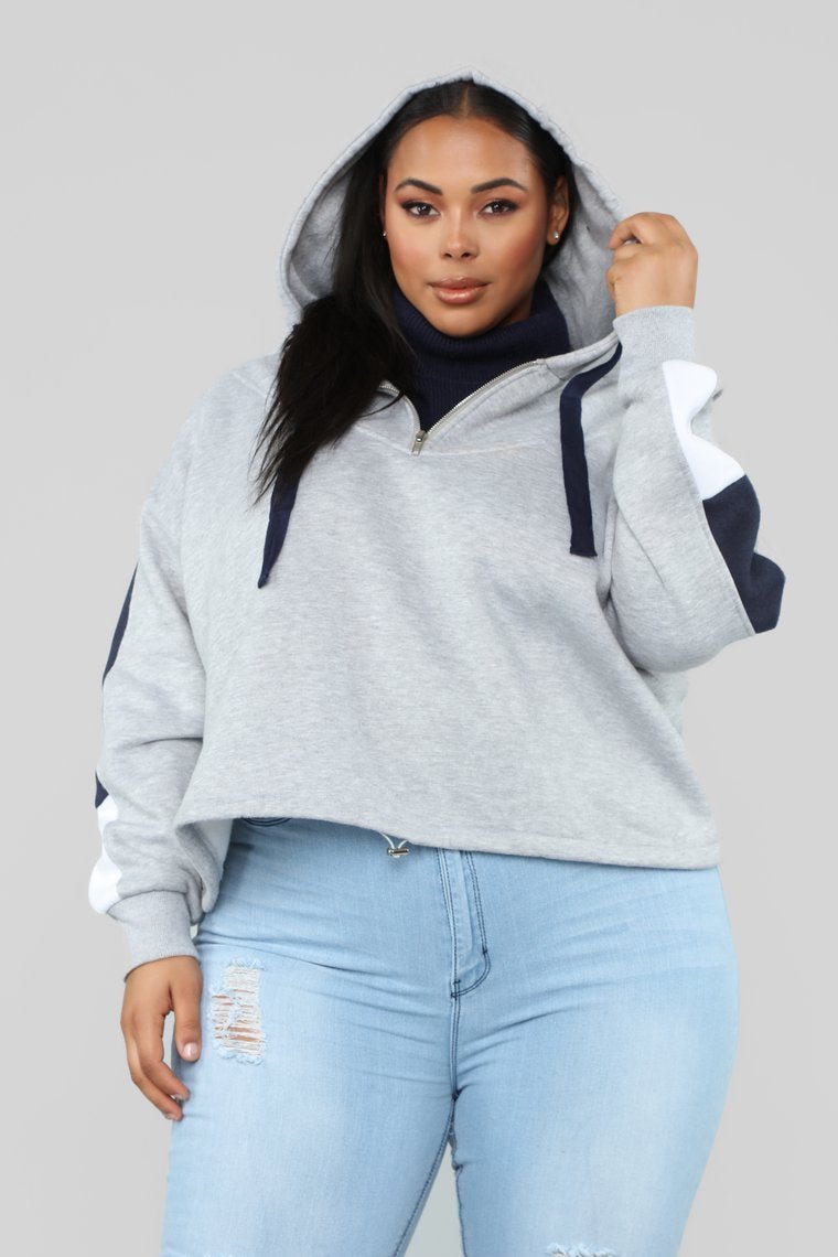 Stay Styling Sweatshirt - Heather Grey - jameswhite001
