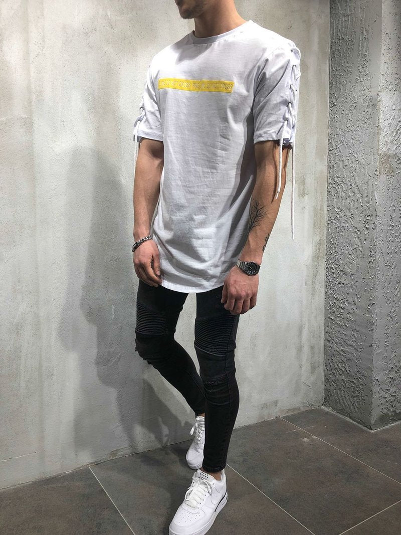 STRING DETAILED SLEEVE 3701 - jameswhite001