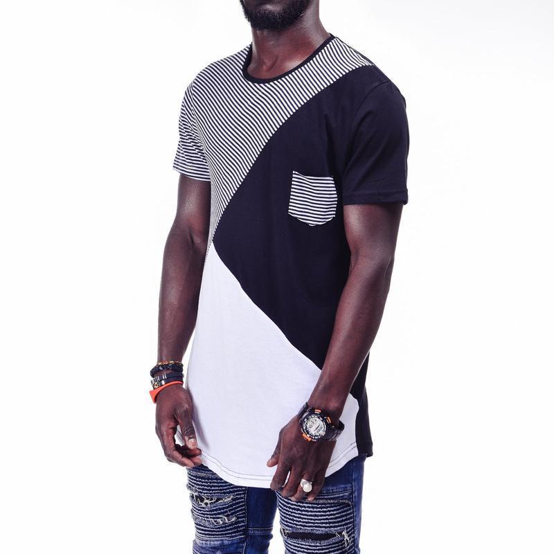 STRIPED MENS T - SHIRT 3591 - jameswhite001