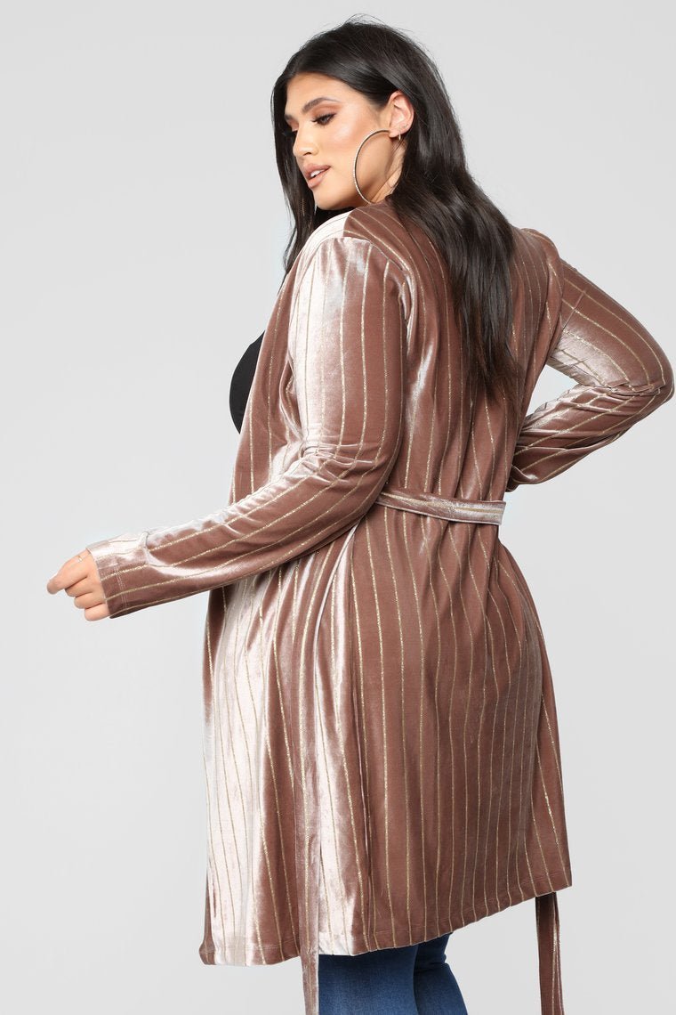 Strut My Stuff Duster - Mauve - jameswhite001